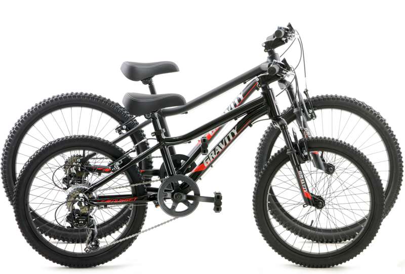 Bikes Gravity Nugget 24 Kids Mountain Bike Shimano with Front suspension Image